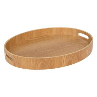 Plateau Oval 43x33,5cm Peuplier
