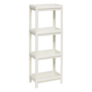 Etagère 4 Niveaux Plastique Blanc