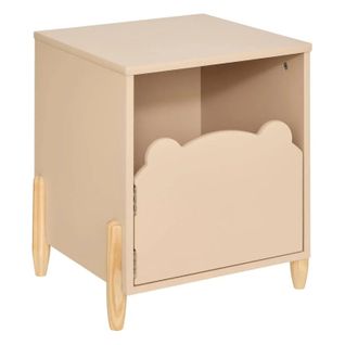 Table De Chevet Enfant H40 Ourson Beige Atmosphera