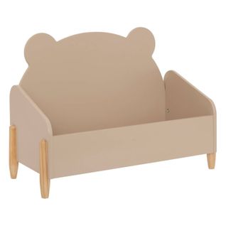 Coffre à Jouets Ourson 61 Cm Mdf Beige Atmosphera