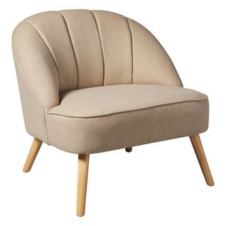 Fauteuil "naova" Beige