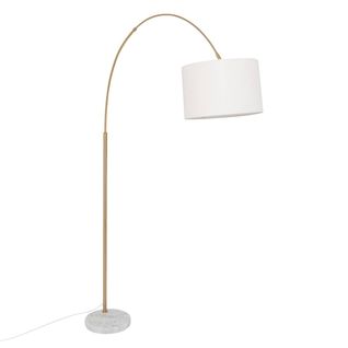 Lampadaire Arche "tilio" Doré H195cm