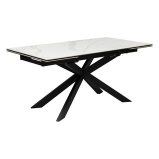 Table à Manger Extensible "boot" Blanc 160x90x76cm