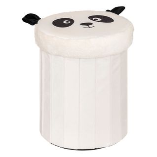 Pouf Pliant Coffre Rond D30 Panda