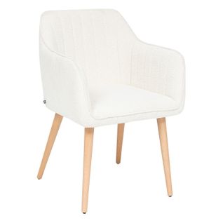 Fauteuil Repas Visoca Bouclette Blanc Atmosphera