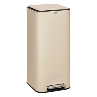 Poubelle carrée 30L DELTA Beige