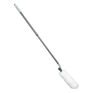 Plumeau Orientable Avec Manche Téléscopique Gris H135cm