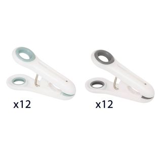 24 Pinces à Linge Blanc