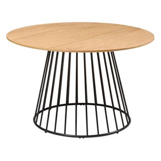 Table Ronde 120 Cm Rayo Placage Frêne