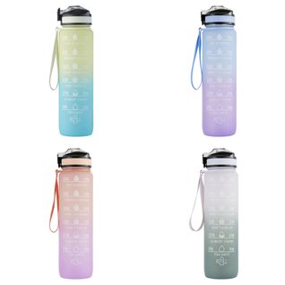 Bouteille de sport + paille 1L ALTO Multicolore