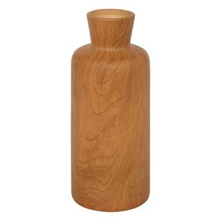 Vase Haut En Céramique Effet Bois D 12 X H 30 Cm