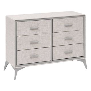 Commode 6 Tiroirs Granite Gris