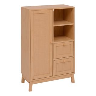 Meuble De Rangement Cane 2 Tiroirs 1 Porte 5five