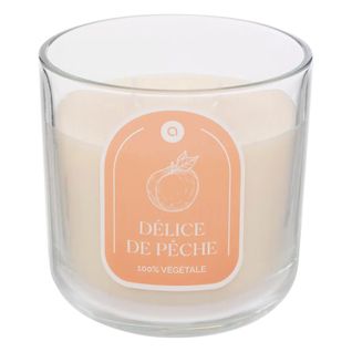 Bougie Parfumée En Verre "floa" 350g Pêche
