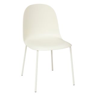 Chaise De Table En Acier Et Polypropylène Crème H 79 Cm