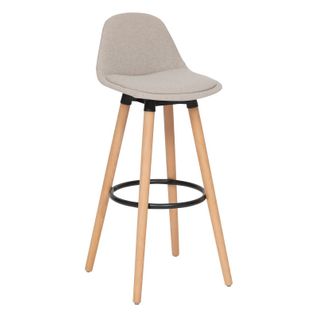 Tabouret Bar Maxon Tissu Beige