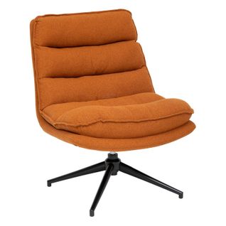 Fauteuil Bas Pivotant Harper Ambre