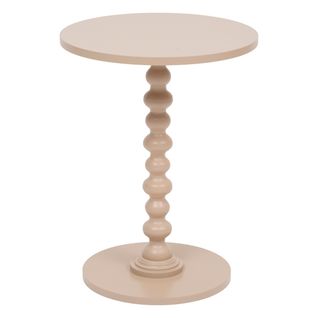 Table à Café Table D'appoint Bois Beige Noisette D 38 Cm