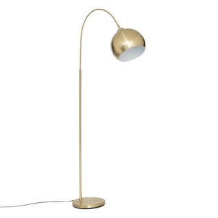 Lampadaire Arche "floris" Doré H177cm