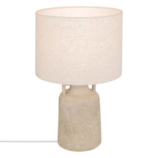 Lampe à Poser Champignon Secteur Gibus Gris H45,5cm