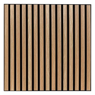 Panneau Décoratif Mural En Bois Clair 60 X 60 Cm