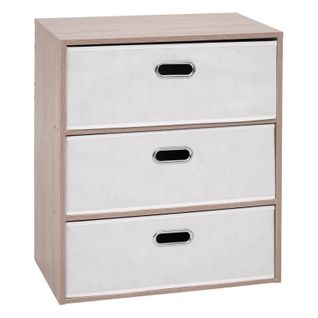 Commode 3 Tiroirs Tissu Beige Dress Up 5five