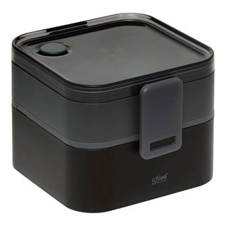 Lunch Box 2 Compartiments Gris 1.5l 360 En Polypropylène