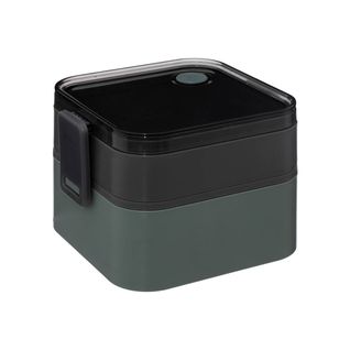 Lunch Box 2 Compartiments Gris 1.5l 360 En Polypropylène