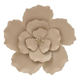 Décoration Murale Flok 29x29cm Beige