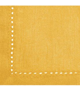 Lot De 4 Serviettes De Table En Coton Ocre 40 X 40 Cm
