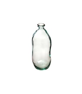 Vase bouteille transp H35 ULY Transparent
