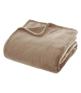 Plaid Flanelle Beige Lin 180 X 230 Cm