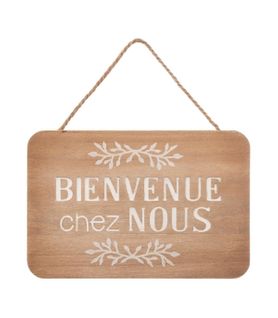 Plaque De Porte En Bois 25 X 17 Cm