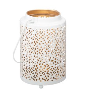 Lanterne Design En Métal H 13.5 Cm