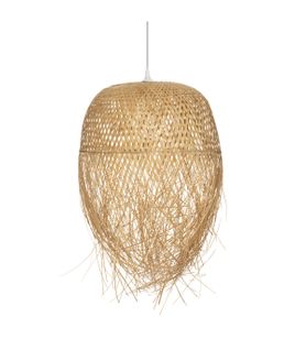 Luminaire Suspension En Bambou Naturel D 40 Cm