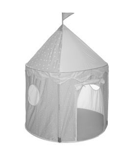 Tente Enfant  Toile Grise Motif Étoilé H 135 Cm