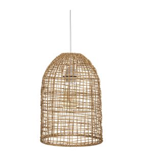 Luminaire Suspension En Rotin D 24 Cm