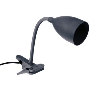 Lampe Pince En Silicone Et Métal Bleu Orage