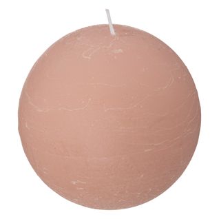 Bougie boule Ø 10 cm OLIA Rose