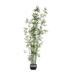 Plante Artificielle Bambou Pot En Céramique H 180 Cm