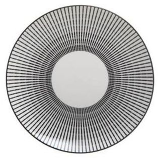 Assiette à dessert Ø19 cm LUNIS noir