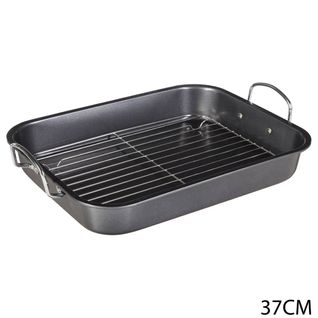 Plat à Rôtisserie Avec Grille Acier