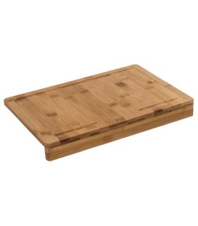 Planche à Découper En Bambou Avec Rebord 35 X 24 Cm