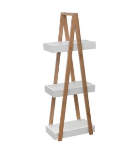 Etagère 3 niveaux NEVO Naturel / Blanc