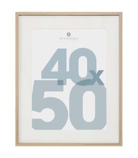Cadre Photo En Bois Naturel Pour Photo 40 X 50 Cm