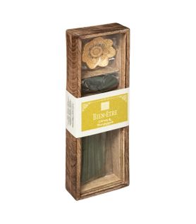 Coffret Senteur Encens 30 Batônnets 10 Cônes Et 1 Coupelle