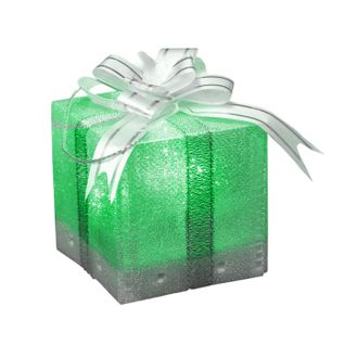 Paquet cadeau LED H. 5 cm - Couleurs variantes