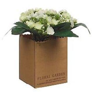 Pot fleur H. 21 cm FLEURS COMPO FLEURS COMPO POT