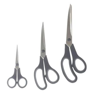 Lot De 3 Ciseaux "multi-usages" 25cm Gris