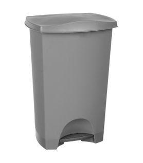 Poubelle à Pédale Gris Clair 42 Litres